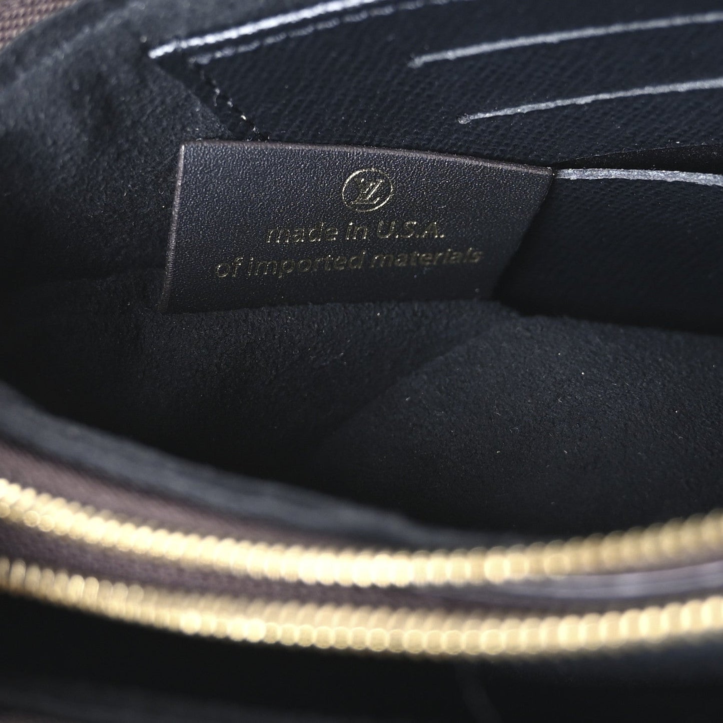 Reverse Monogram Giant Double Zip Pochette
