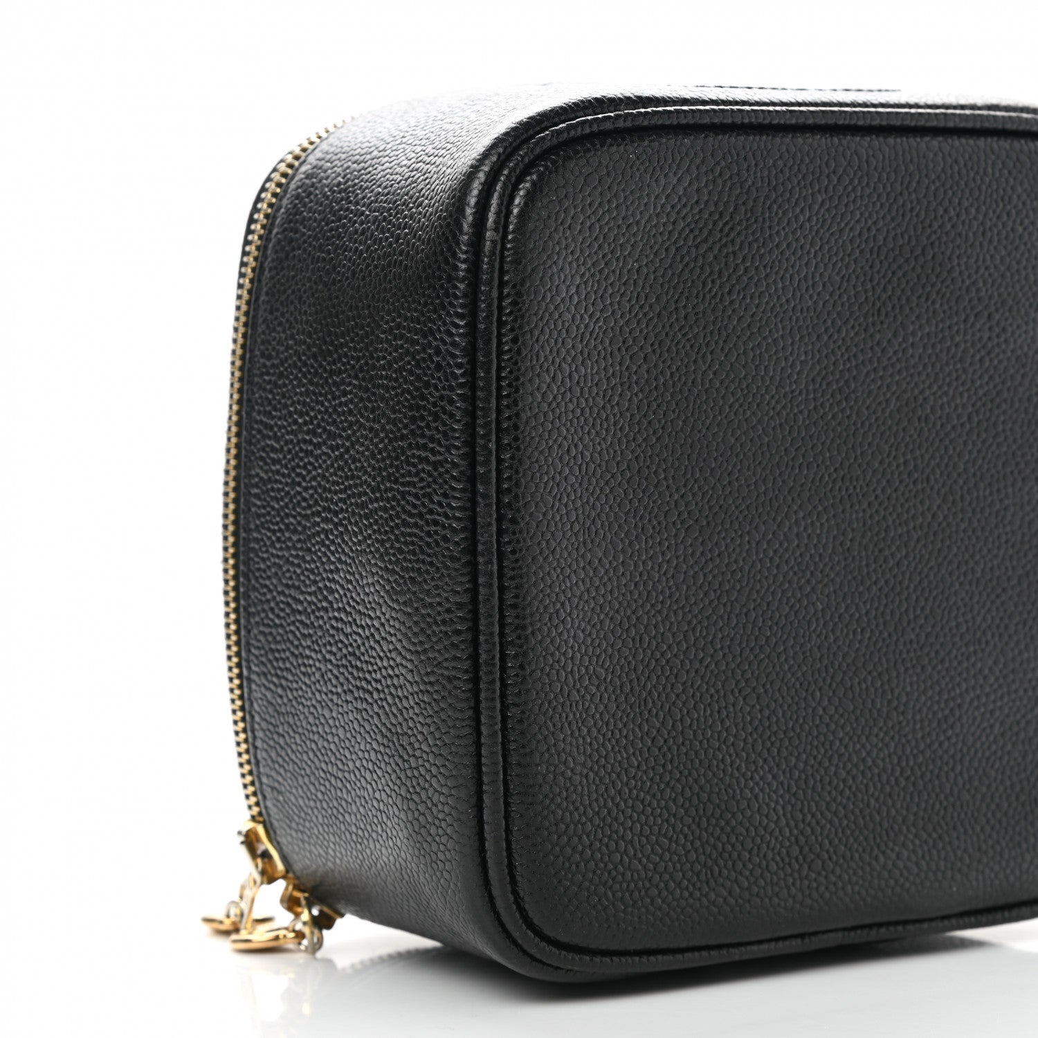 Chanel Caviar CC Vanity Cosmetic Case Black 8 of 9