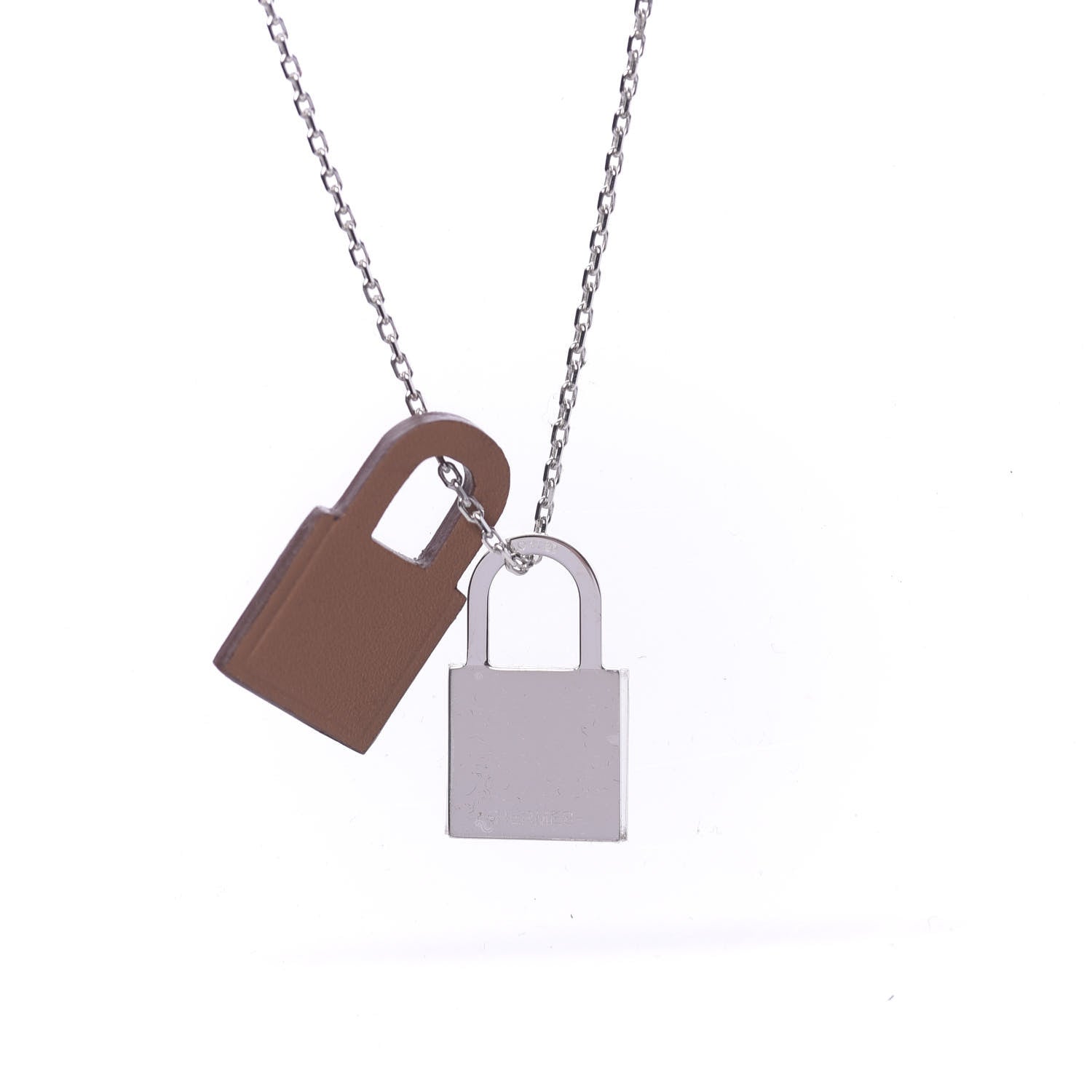 Hermes Swift Small O'Kelly Pendant Necklace Gold 7 of 8