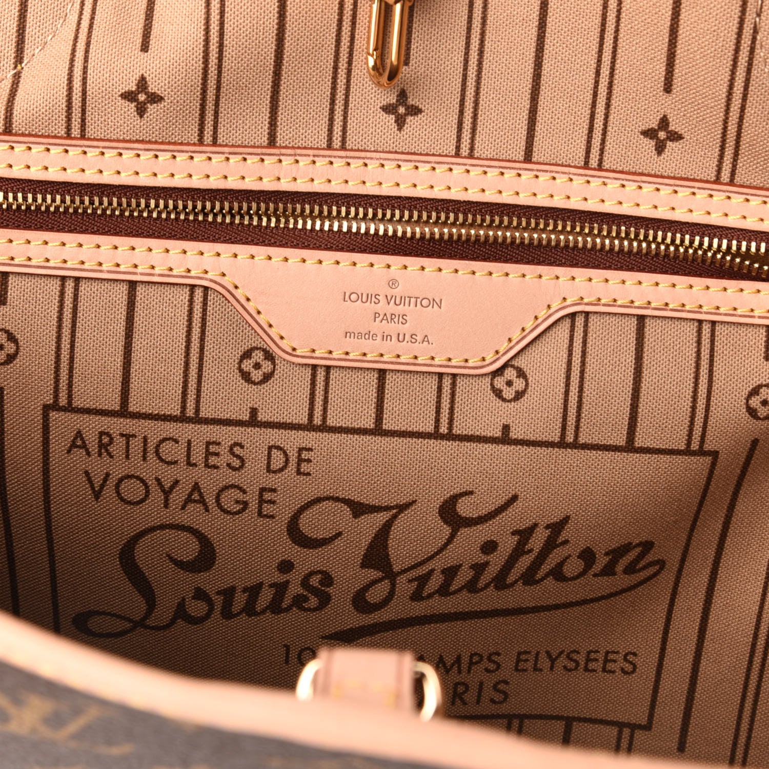 Louis Vuitton Monogram Neverfull MM 6 of 9