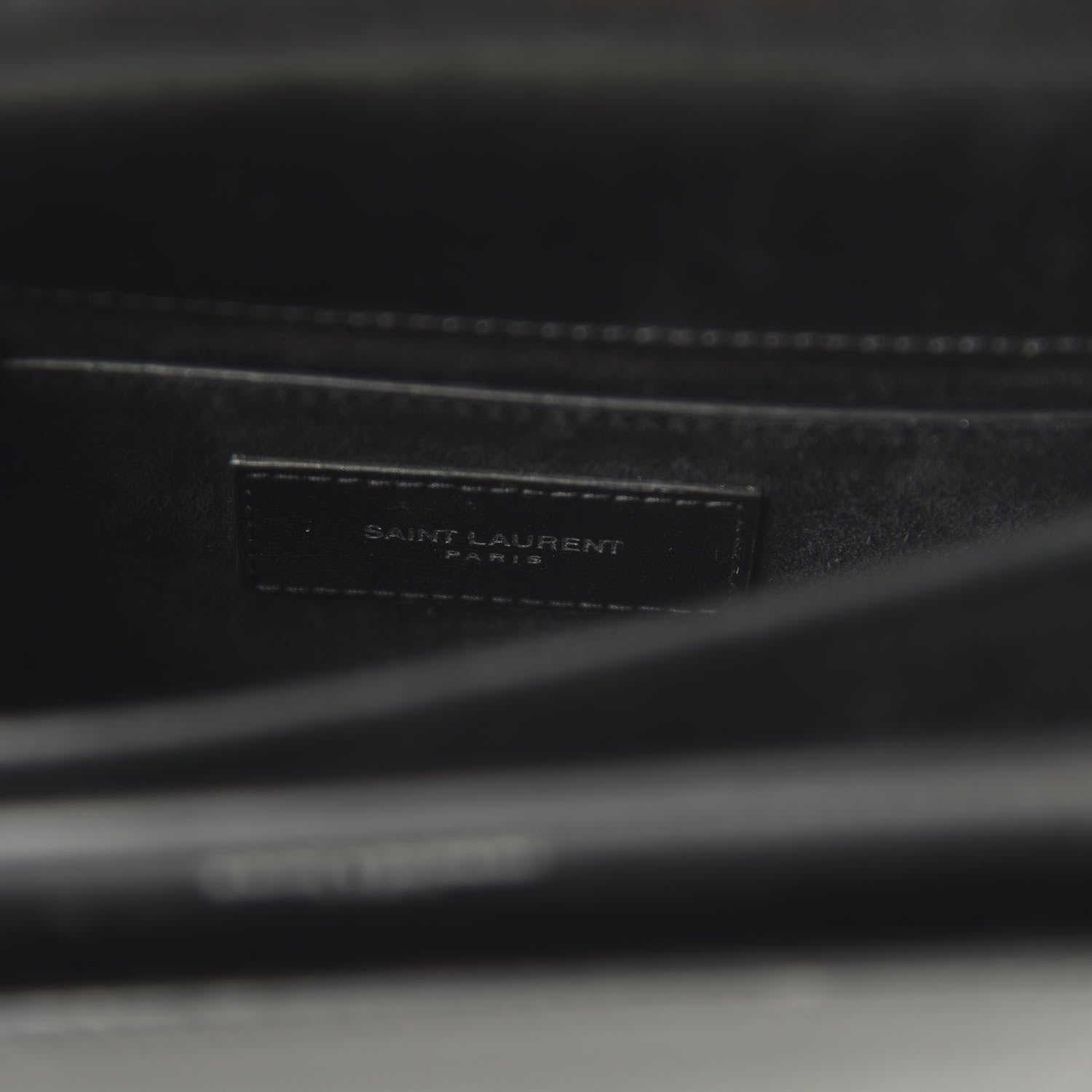 Saint Laurent Calfskin Medium Monogram Sunset Black 8 of 9