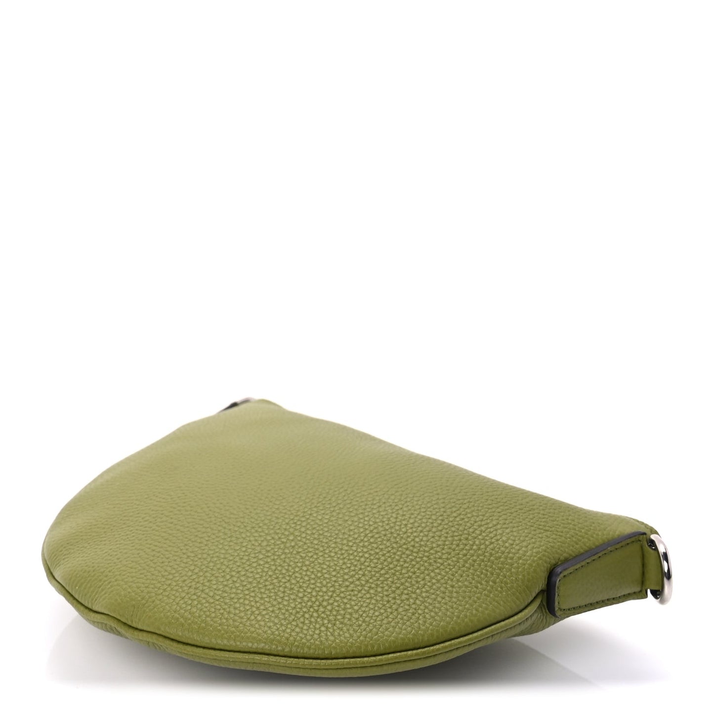 Pebbled Calfskin Mini B Shoudler Bag  Green