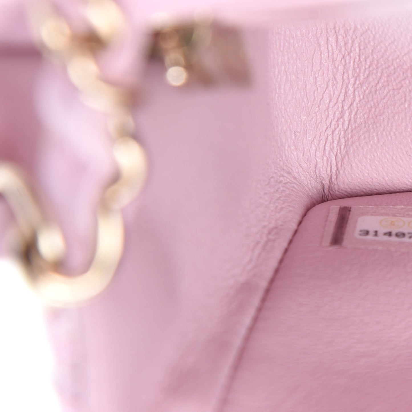 Tweed Quilted Mini Rectangular Flap Pink