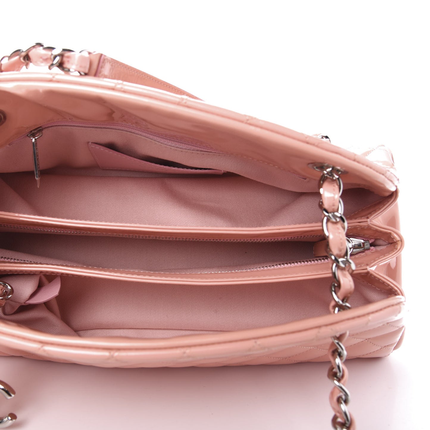 Patent Quilted Medium Just Mademoiselle Pink