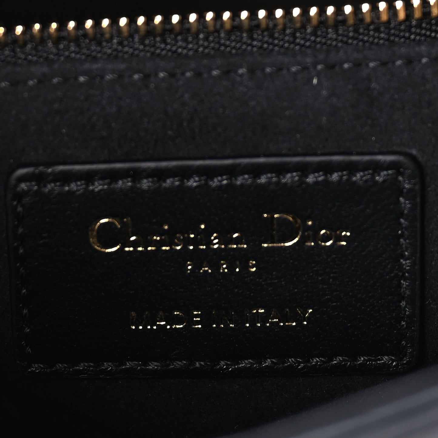Lambskin Cannage Mini Lady Dior Black