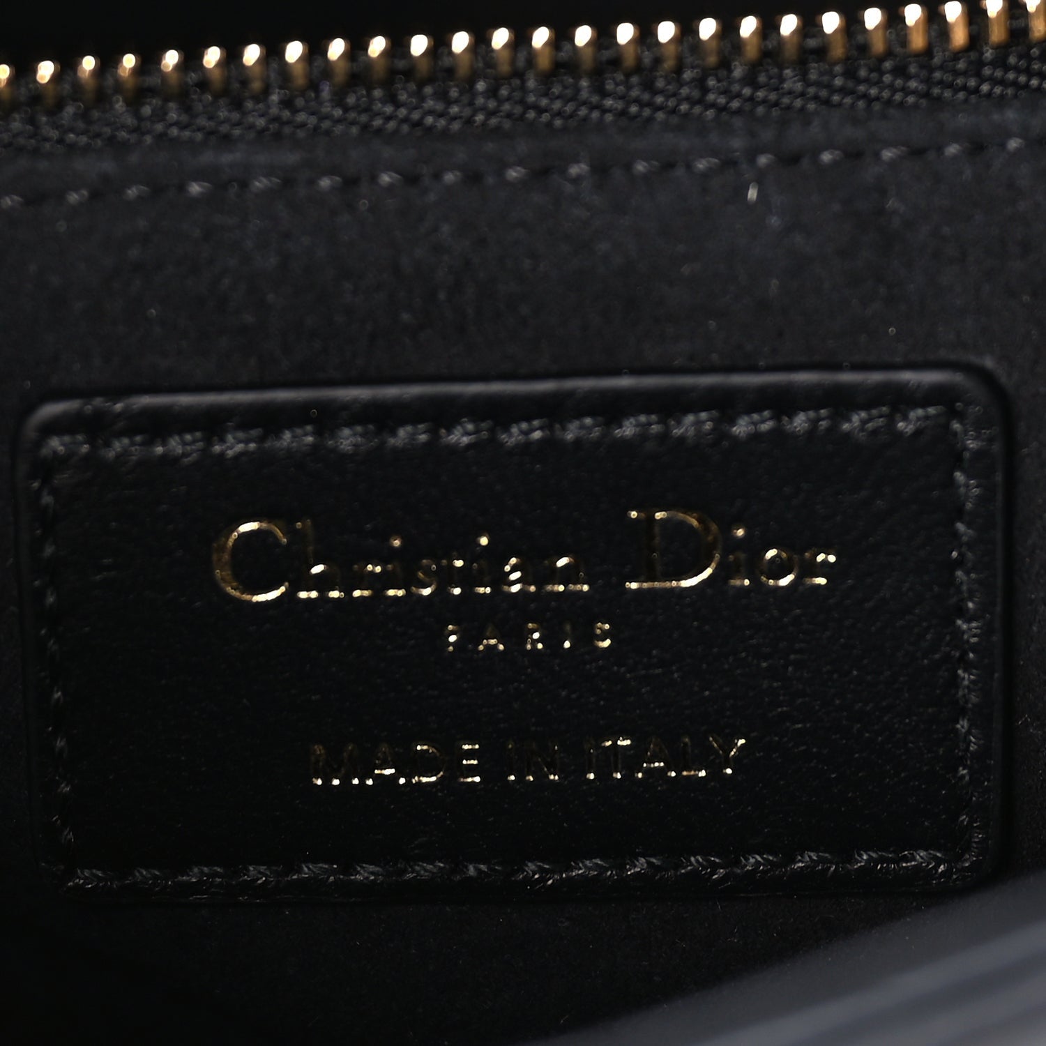 Christian Dior Lambskin Cannage Mini Lady Dior Black 5 of 8
