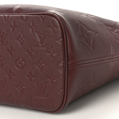 Louis Vuitton Empreinte Monogram Giant Neverfull MM Wine 9 of 9