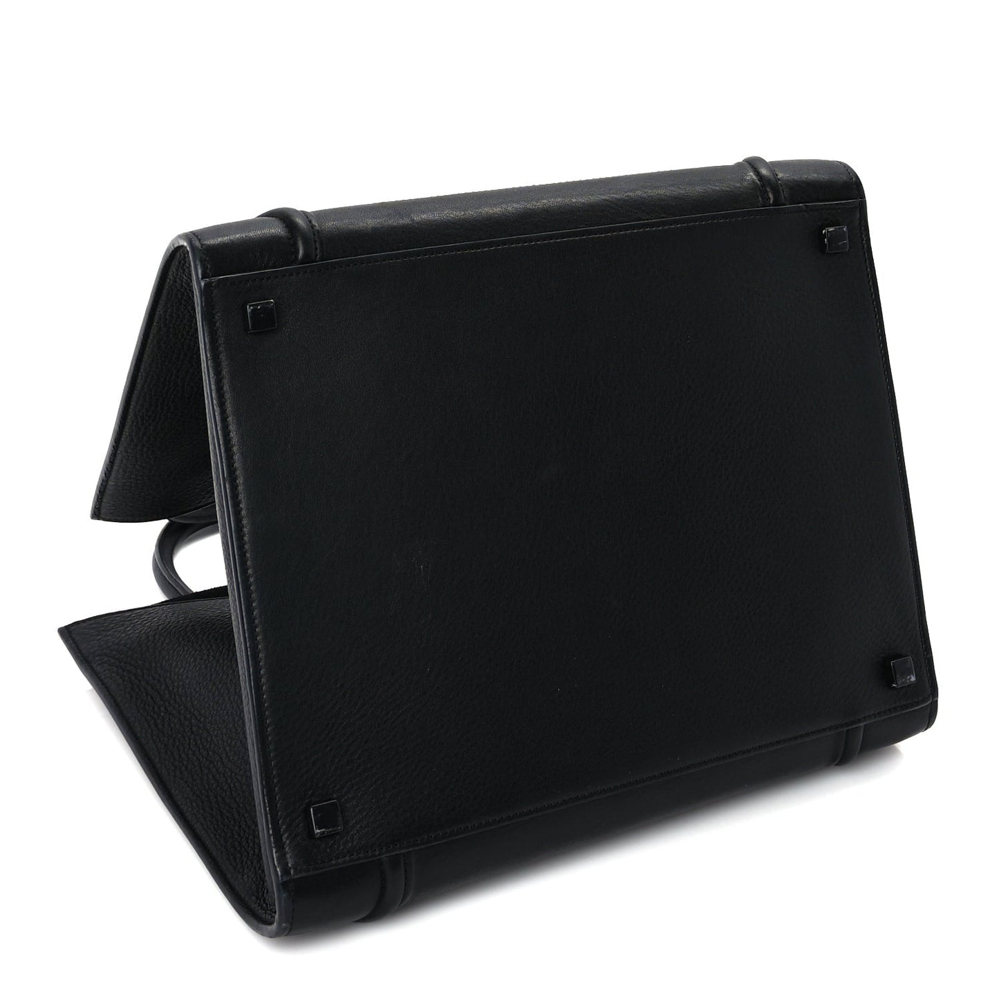 Supple Calfskin Medium Phantom Luggage  Black