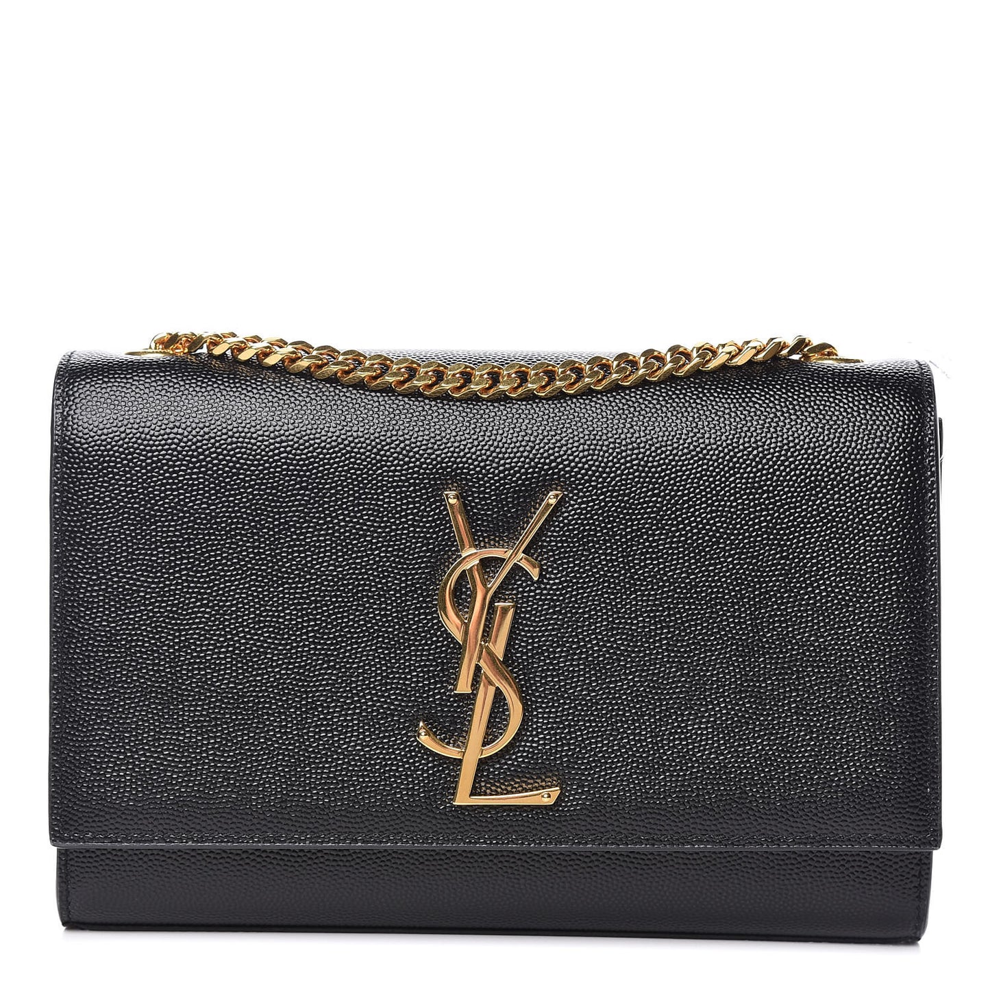 Grain De Poudre Small Monogram Kate Satchel Black