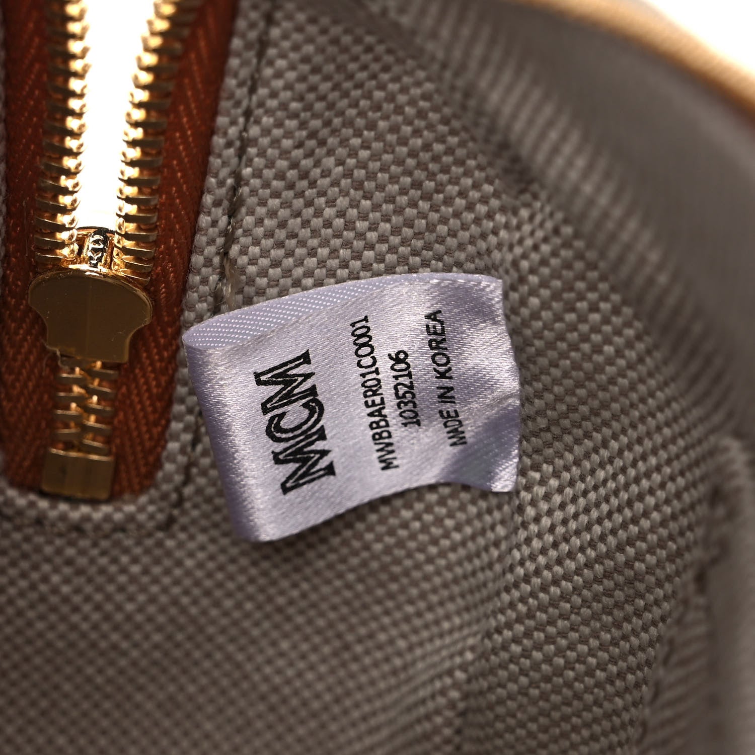 MCM Visetos Mini Delmy Boston Bag Cognac 6 of 9