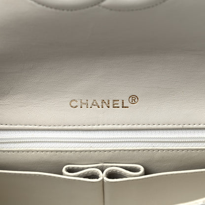 Chanel Lambskin Quilted Small Single Flap White 5 of 9