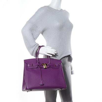 Hermes Epsom Birkin 35 Anemone 2 of 25