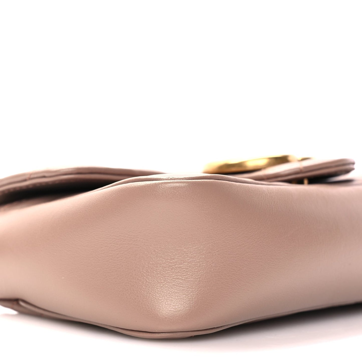 Calfskin Matelasse Super Mini GG Marmont Shoulder Bag Porcelain Rose