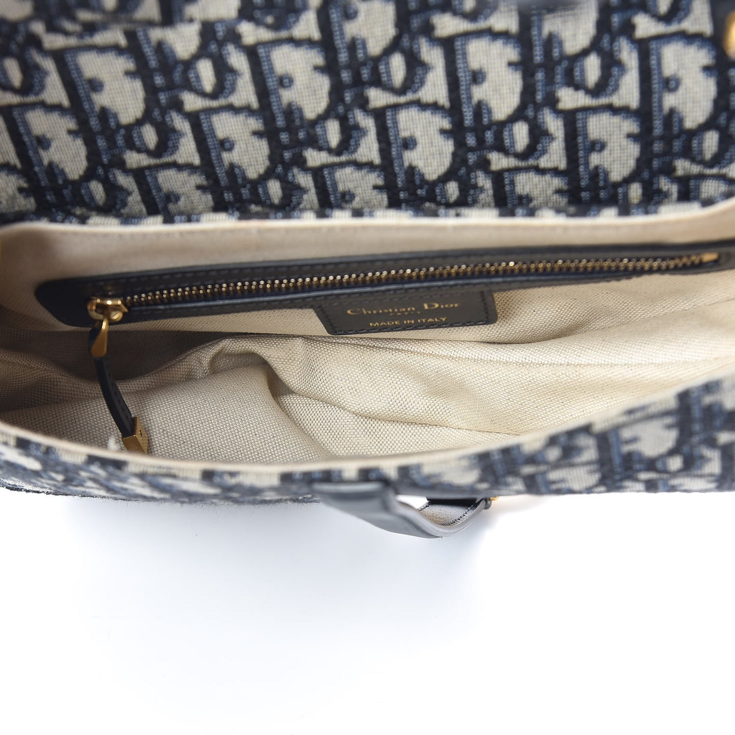 Oblique Saddle Bag Blue