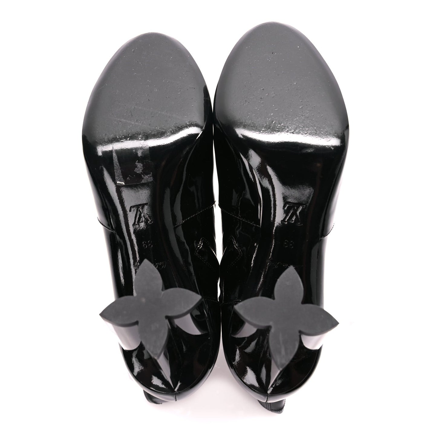 Patent Uniformes Silhouette Ankle Boots 39 Black