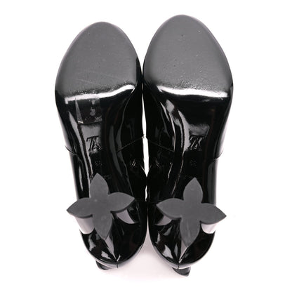 Louis Vuitton Patent Uniformes Silhouette Ankle Boots 39 Black 5 of 8