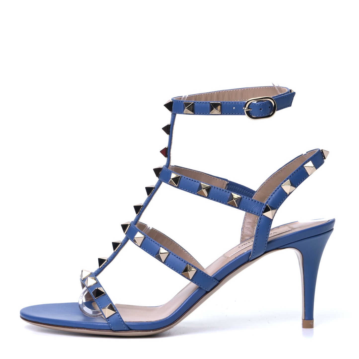 Nappa Rockstud Gladiator 70mm Sandals 36 Baltique