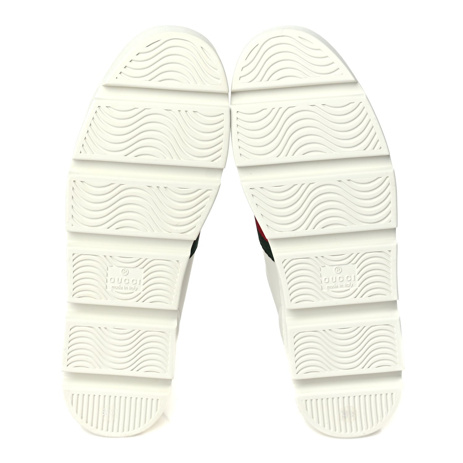 Gucci Calfskin Web Womens Ace Platform Sneakers 38.5 White 6 of 8