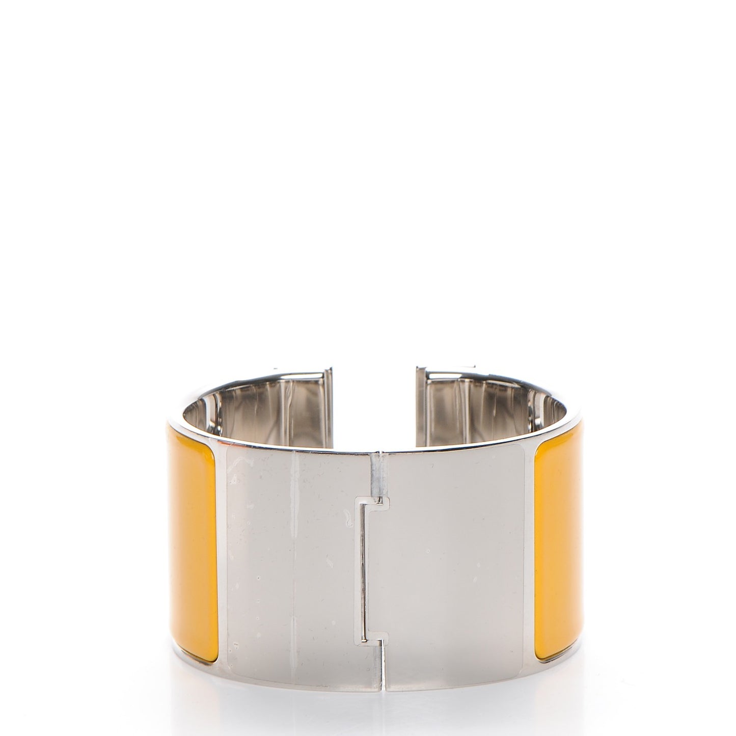 Enamel Extra Wide Clic Clac H Bracelet PM Jaune Soleil
