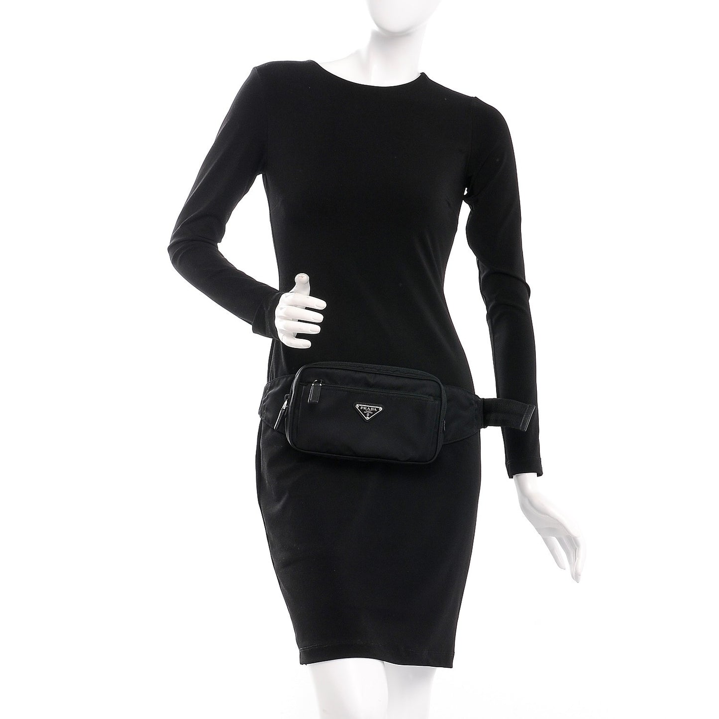 Nylon Belt Bag Black