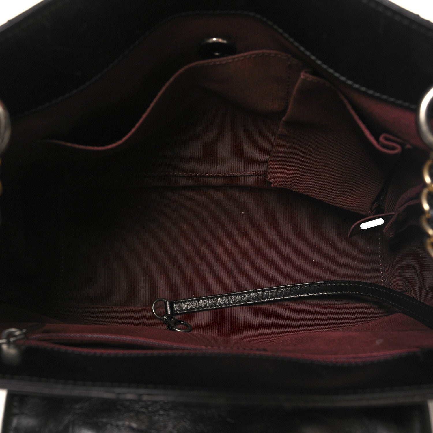 Chanel Glazed Calfskin Quilted Medium Daily Walk Flap Black 5 of 11