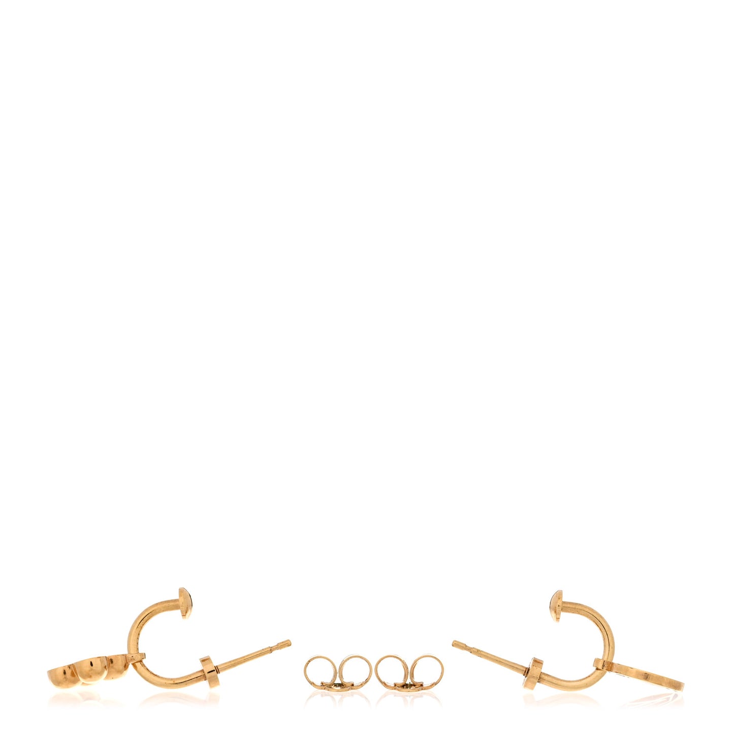 Brass Blooming Earrings Gold