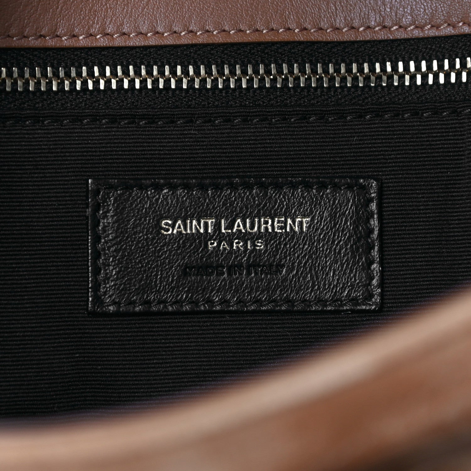Saint Laurent Suede Monogram Medium Niki Chain Satchel Cinnamon 6 of 12