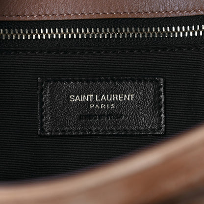 Saint Laurent Suede Monogram Medium Niki Chain Satchel Cinnamon 6 of 12