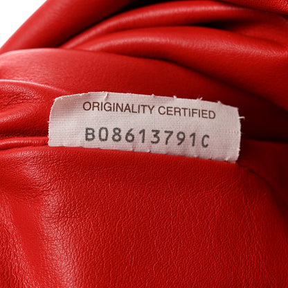 Bottega Veneta Smooth Butter Calf The Pouch Oversized Clutch Bright Red 7 of 8