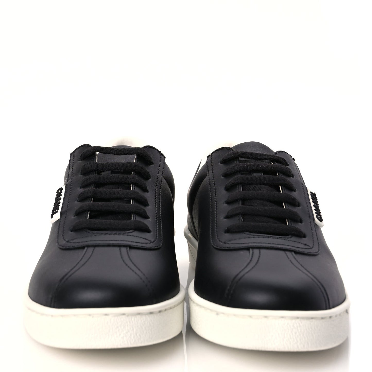 Calfskin CC Womens Sneakers 39 Black