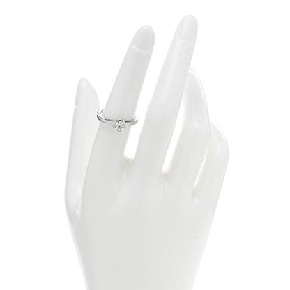 Cartier Platinum Diamond .50ct Bezel Set Solitaire Engagement Ring 54 6.75 2 of 5