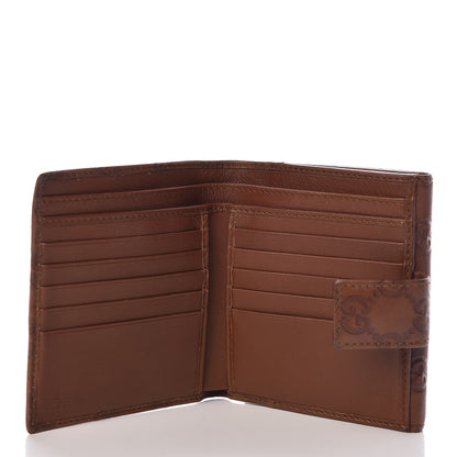 Gucci Guccissima New Britt Compact Wallet Brown 6 of 10