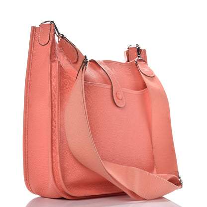 Hermes Taurillon Clemence Evelyne III GM Crevette 3 of 10