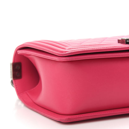 Chanel Lambskin Quilted Medium Boy Flap Pink 7 of 8