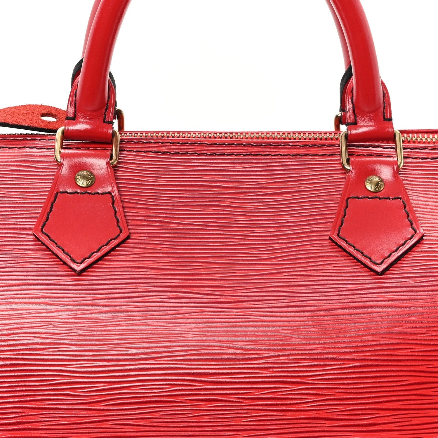 Louis Vuitton Epi Speedy 30 Castillan Red 7 of 7