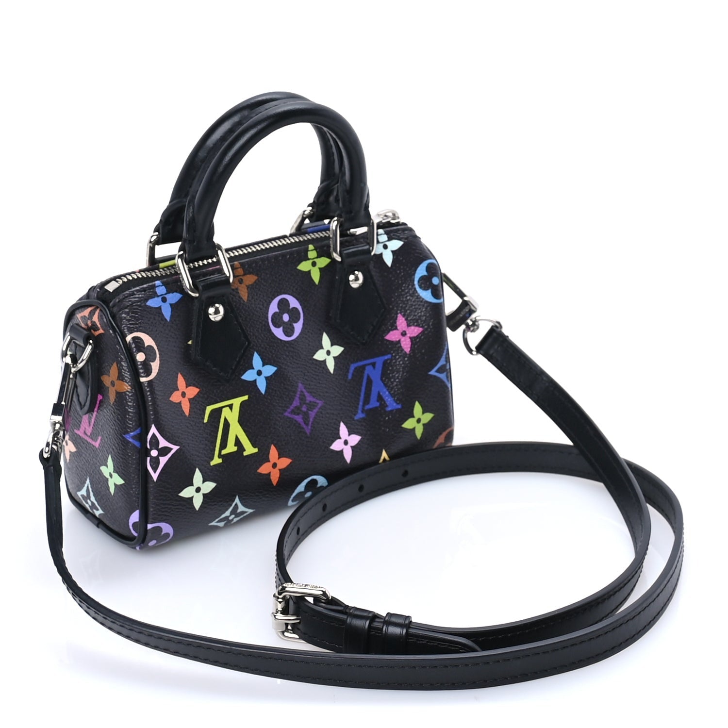Louis Vuitton LV X TM Monogram Multicolor Nano Speedy  Black 2 of 7