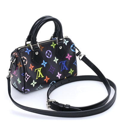 Louis Vuitton LV X TM Monogram Multicolor Nano Speedy  Black 2 of 7