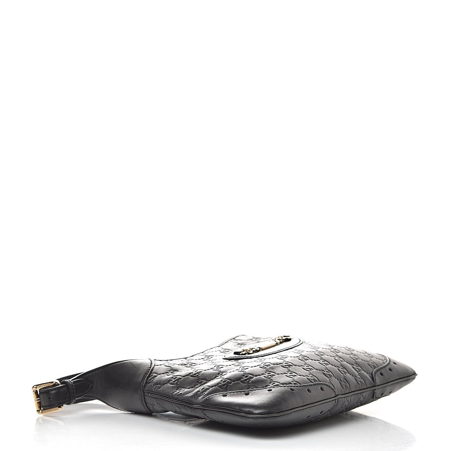 Guccissima Punch Hobo Black