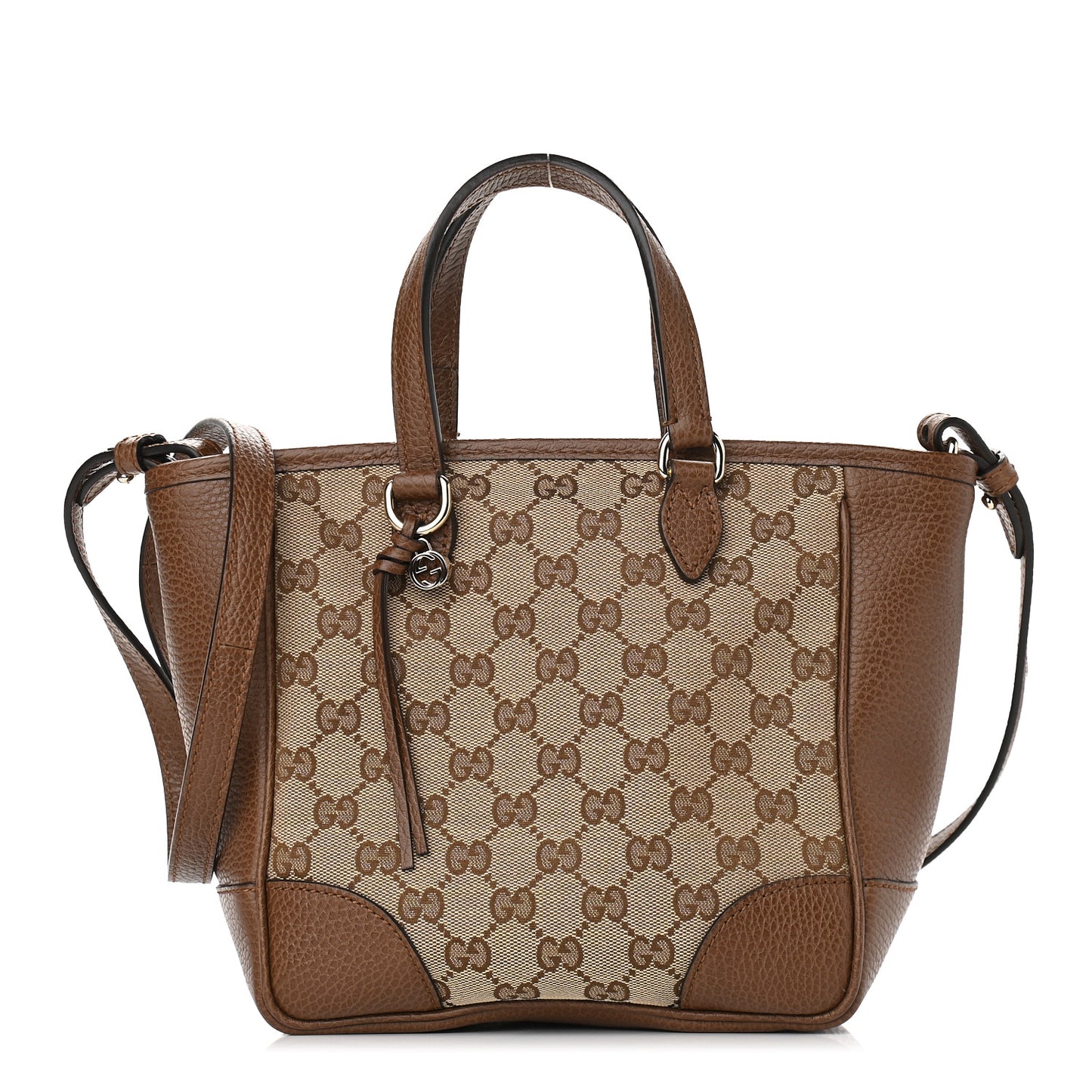 Monogram Small Bree Tote Beige Tabacco