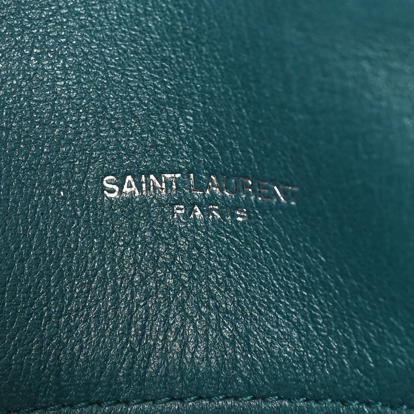 Lambskin Quilted Small Loulou Puffer Monogram Chain Satchel Vert Canard