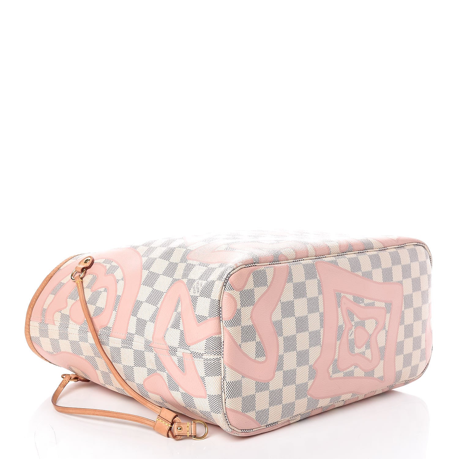 Louis Vuitton Damier Azur Tahitienne Neverfull MM 4 of 23