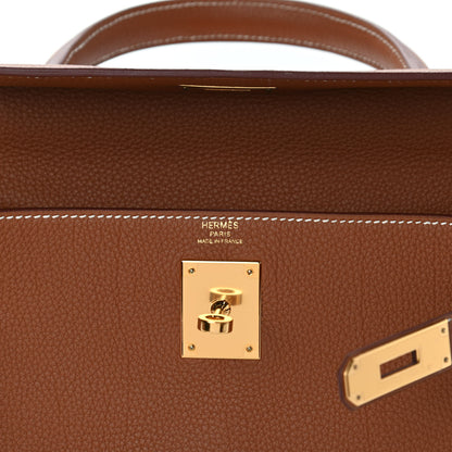 Hermes Togo Kelly Retourne 28 Gold 5 of 9