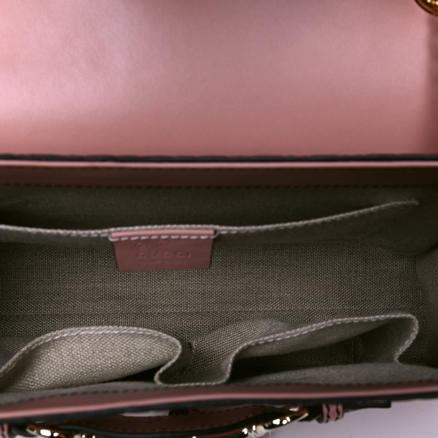 Microguccissima Medium Emily Chain Shoulder Bag Soft Pink