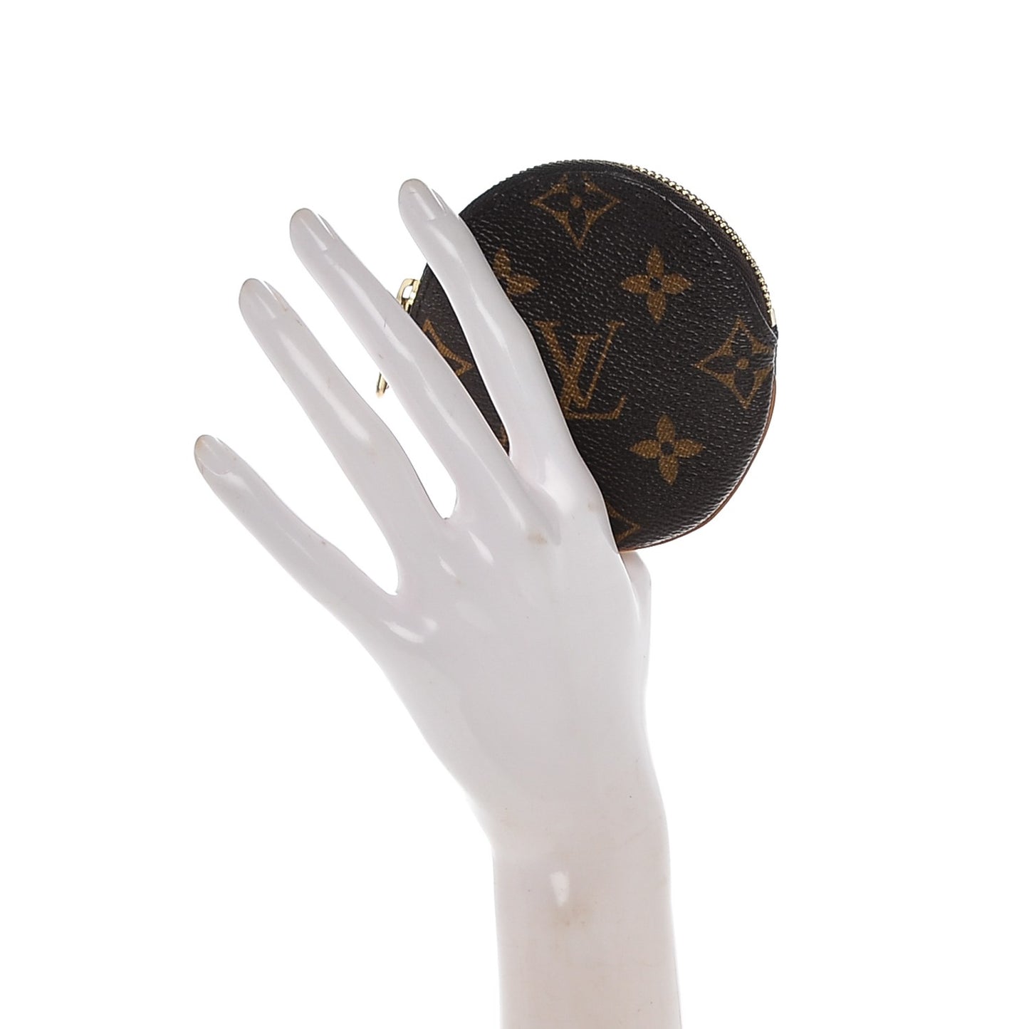 Monogram Round Coin Purse