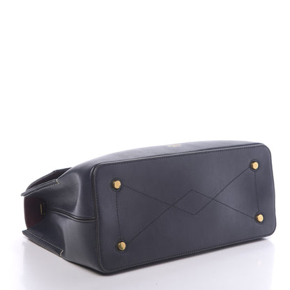 Mulberry Silky Calfskin Small Seaton Midnight Blue 4 of 10