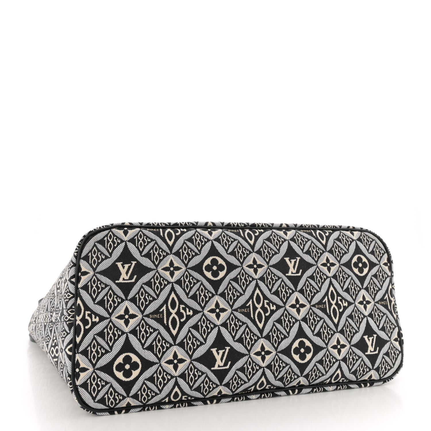 Louis Vuitton Jacquard Since 1854 Neverfull MM Grey 5 of 10