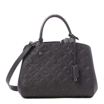 Louis Vuitton Empreinte Studded Montaigne BB Platine 1 of 7