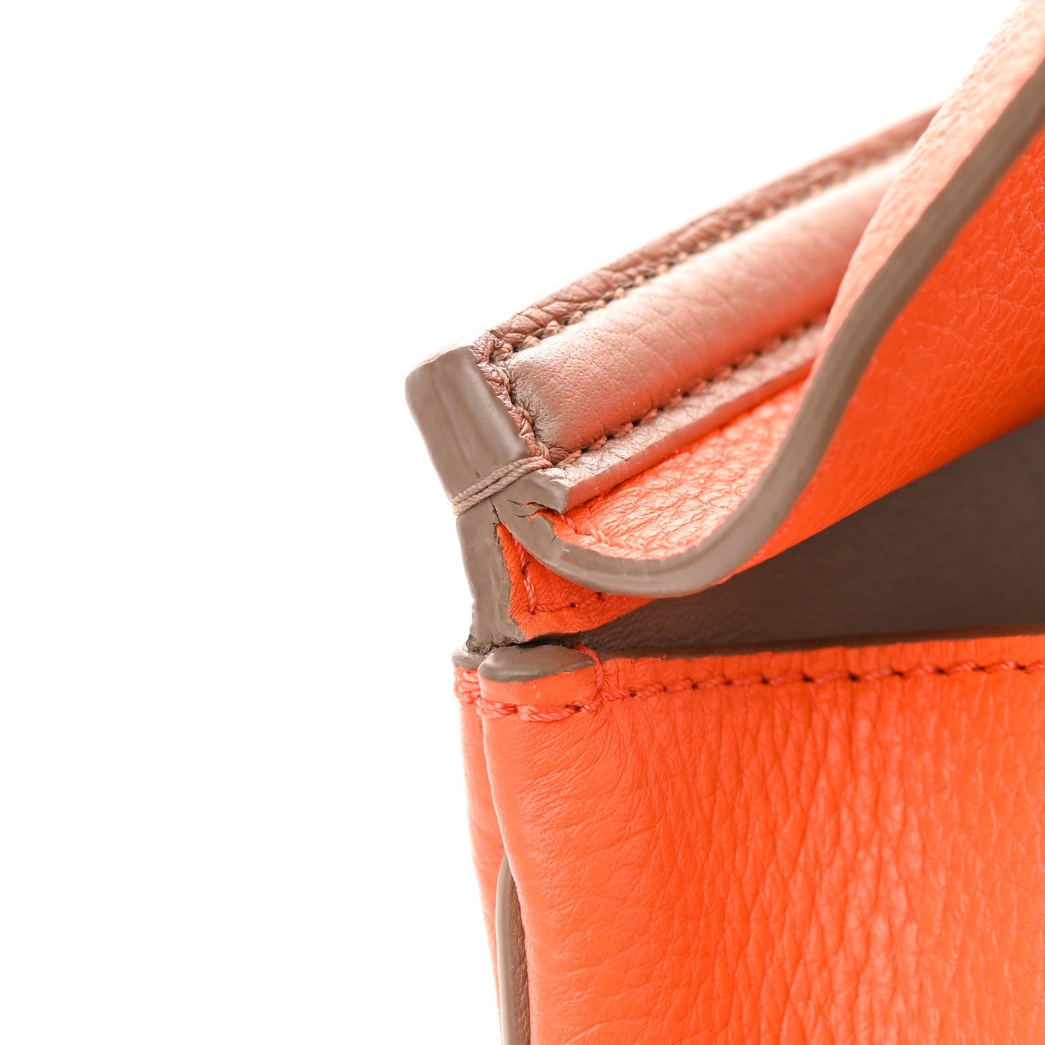 Louis Vuitton Taurillon Marceau Tangerine Taupe 13 of 17