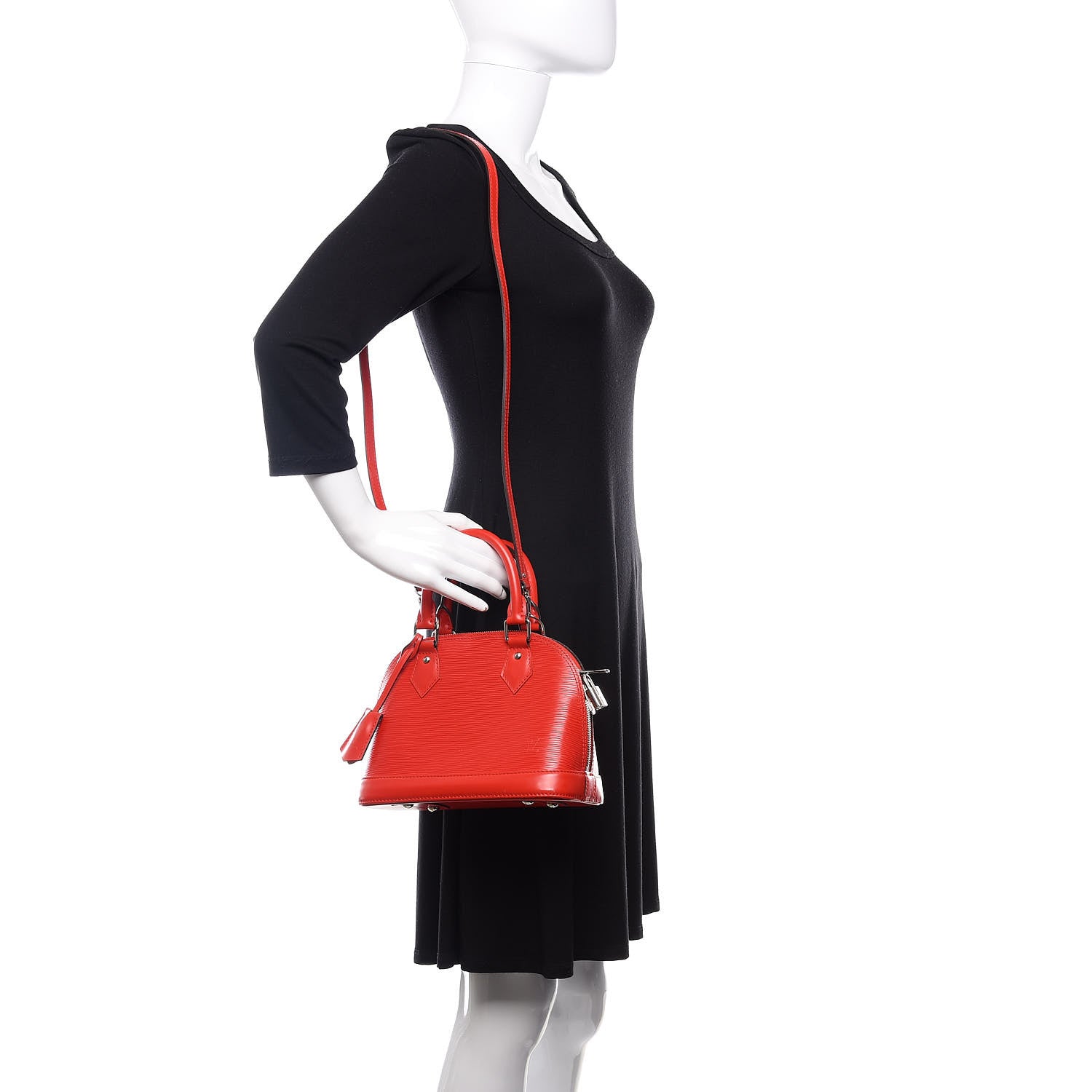 Louis Vuitton Epi Alma Nano Carmine 2 of 14