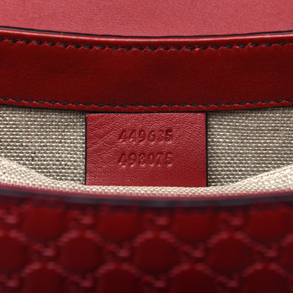 Gucci Microguccissima Medium Emily Chain Shoulder Bag Red 7 of 9